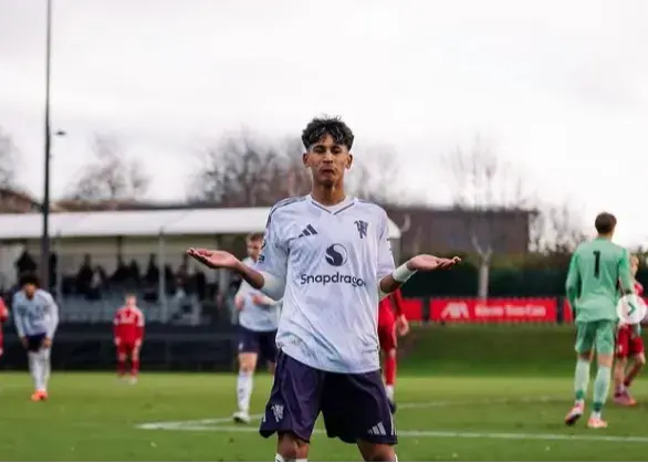 مسی کوچک در تمرین منچستریونایتد!