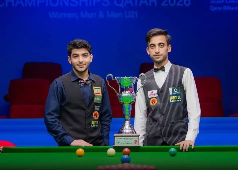 پدیده جدید اسنوکر ایران‌ دو مداله شد