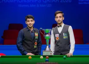 پدیده جدید اسنوکر ایران‌ دو مداله شد