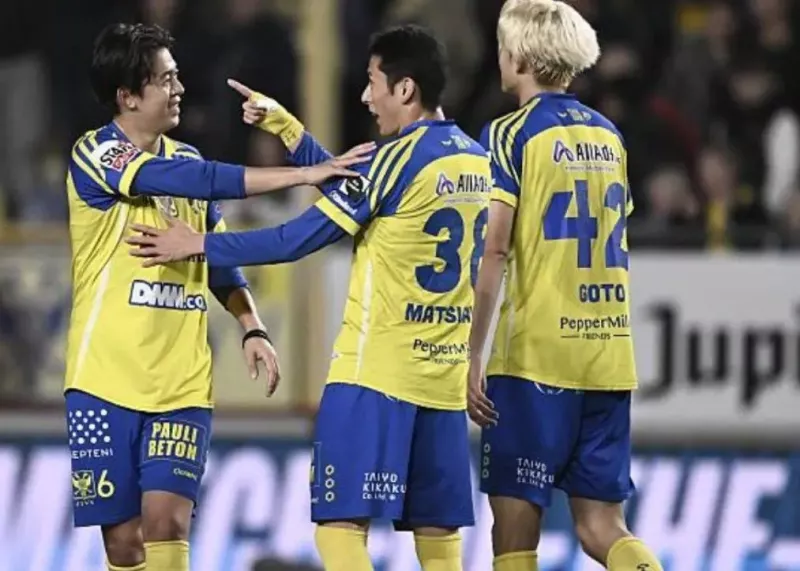 آتش‌بازی‌های یک تیم ژاپنی در لیگ بلژیک!