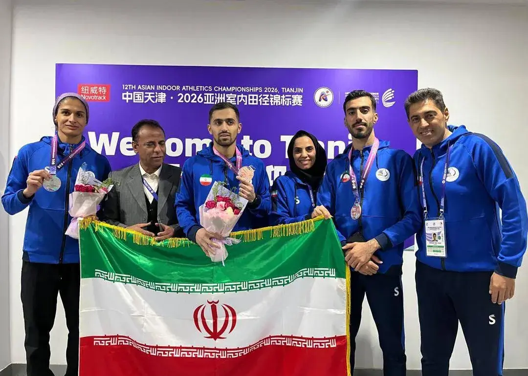 یک نقره و دو برنز برای تیم ملی دو‌ومیدانی ایران