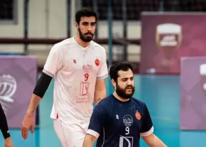 العربی و شکست ناباورانه با دو ستاره والیبال ایران