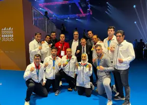 12 طلا و نقره موی تای ایران در مسترز ابوظبی