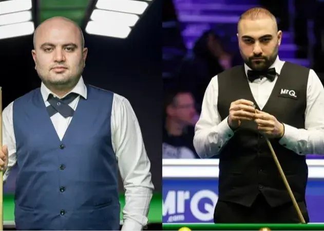 دوئل حساس اسنوکربازان ایران و چین در بارنسلی