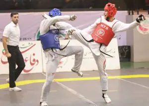 جدال مدعیان قهرمانی در لیگ برتر تکواندو