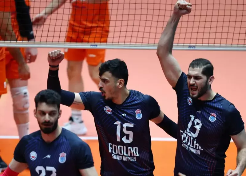 اولین ۴٠ امتیازی والیبال‌ ایران: مدعی اول قهرمانی
