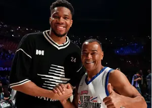 تکنیک برزیلی کافو این‌ بار در زمین بسکتبال! (عکس)