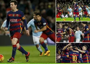 بهترین پنالتی تاریخ بارسلونا 10 ساله شد! (عکس)