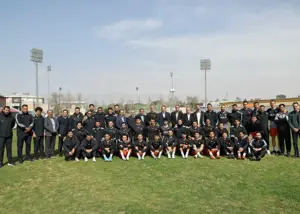 میهمان ویژه در تمرین شاگردان جباری (عکس)