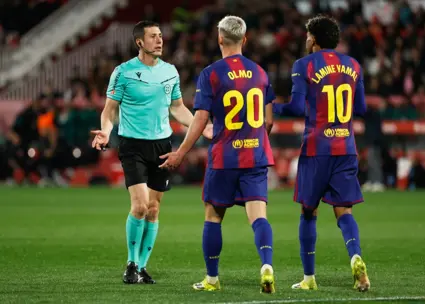فاجعه داوری برای شکست بارسا و صدرنشینی رئال
