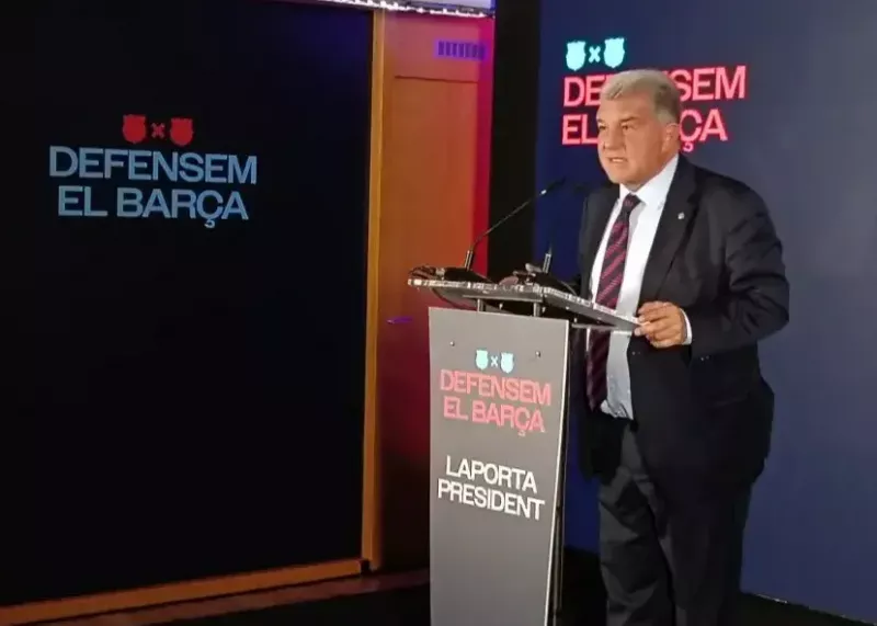 سخنرانی جنجالی لاپورتا: سه فینال را از رئال بردیم