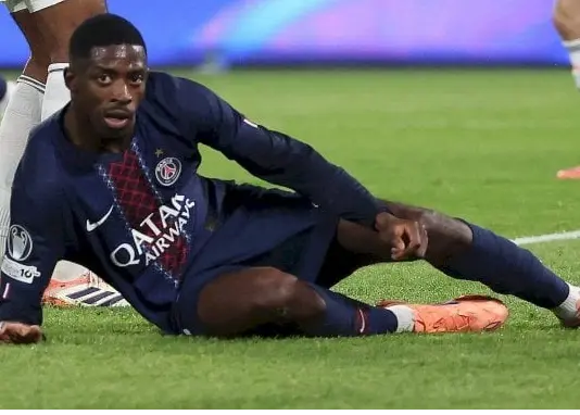 نیمه اول فاجعه پاریسنژرمن: دمبله مصدوم شد