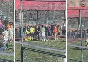 عجیب‌ترین حمله به داور در تاریخ فوتبال!