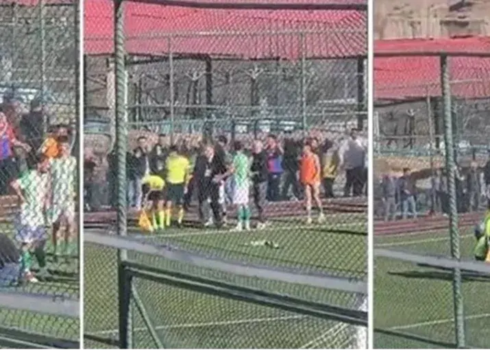 عجیب‌ترین حمله به داور در تاریخ فوتبال!