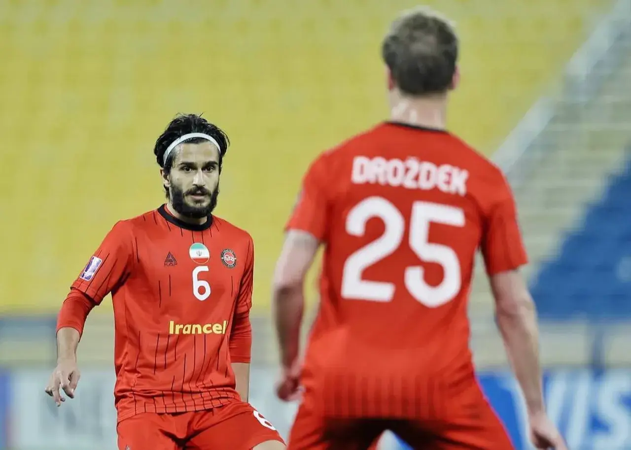 بازیکنی که از حضور ربیعی خیلی خوشحال است (عکس)