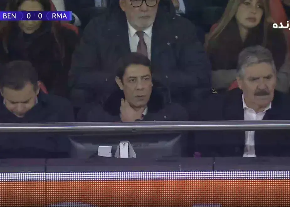 سرمربی سابق تراکتور در بازی رئال مادرید-بنفیکا