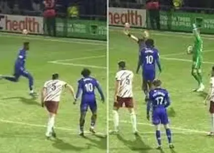 پنالتی هرگز دیده نشده در تاریخ فوتبال (عکس)