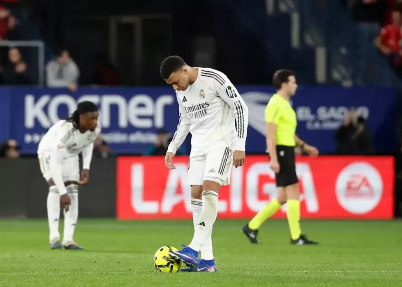 اوساسونا 2-1 رئال | صدرنشین در السادار گیر افتاد