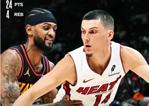 شلیک ۳ امتیازی هیرو به قلب آتلانتا جلیقه مخصوص!