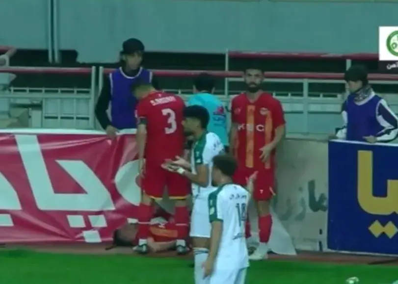 فرار رزاق از مصدومیت شدید (عکس)