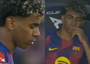 پیغام فلیک به یامال عصبانی! (عکس)