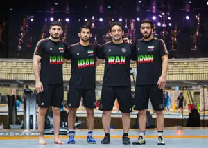 تیم چهار نفره کشتی آزاد راهی تیرانا شد(عکس)