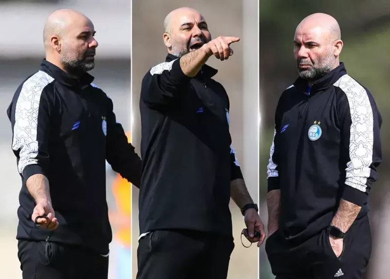 اولین تمرین استقلال زیر نظر سرمربی جدید