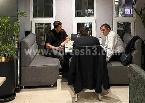 جلسه شبانه و سکرت تاجرنیا با وریا!‌