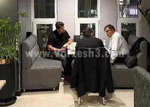 جلسه شبانه و سکرت تاجرنیا با وریا!‌