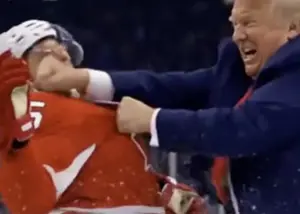 چهره واقعی ترامپ فقط در این 60 ثانیه! (عکس)