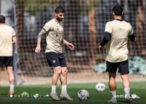 سرلک لحظاتی پیش از مصدومیت! (عکس)