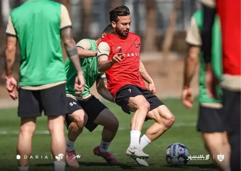 منع تمرین سروش و کاظمیان برای سومین روز