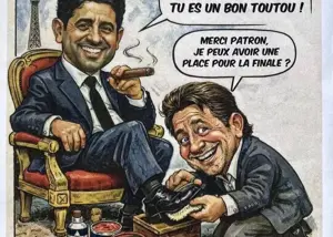 آقای رئیس، کفش‌های الخلیفی را واکس می‌زند!