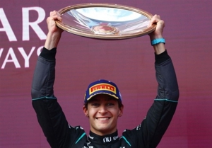 واکنش راسل به پیروزی در گرندپری استرالیا