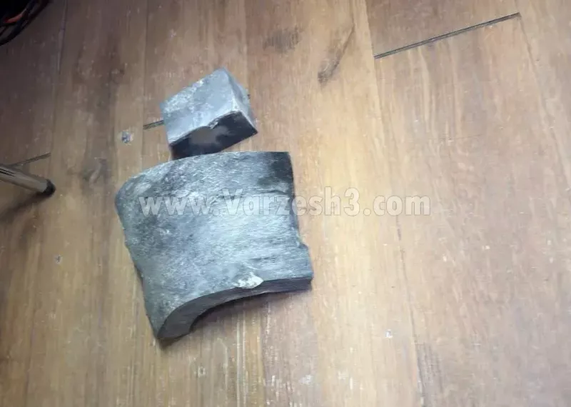 تصاویری از آسیب به تالار بسکتبال مشحون ‏