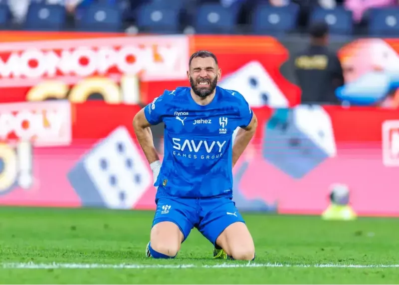 بنزما در الهلال دوباره مصدوم شد