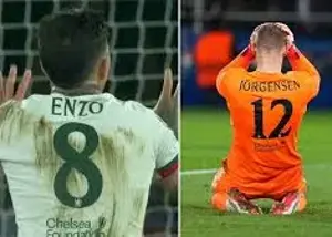 خشم انزو از سوتی بزرگ دروازه‌بان چلسی (عکس)