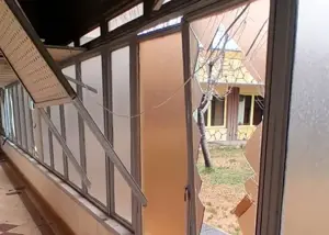 تخریب بخش هایی از فدراسیون تیراندازی(عکس)