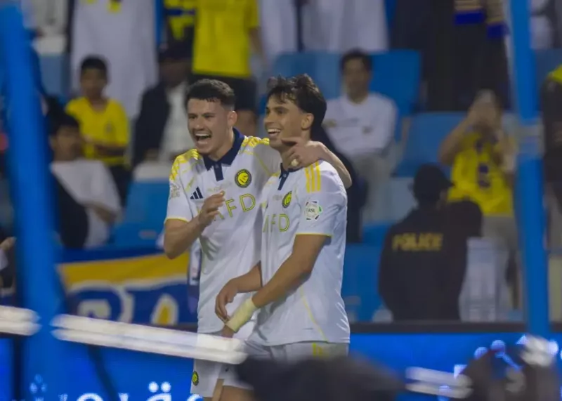 برد پنج گله و صدرنشینی النصر با درخشش فلیکس