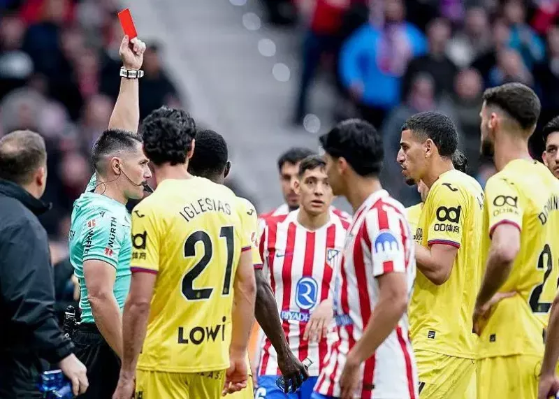 عجیب‌ترین کارت قرمز فصل لالیگا!