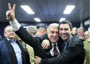 با پیروزی خیره‌کننده: خوان لاپورتا رئیس بارسا شد