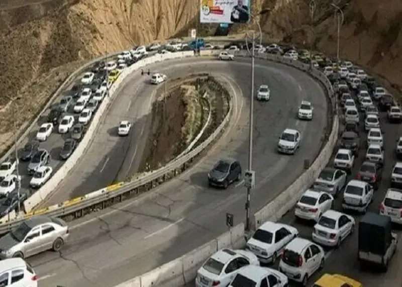 یکطرفهشدن جاده چالوس و آزادراه تهران ـ شمال
