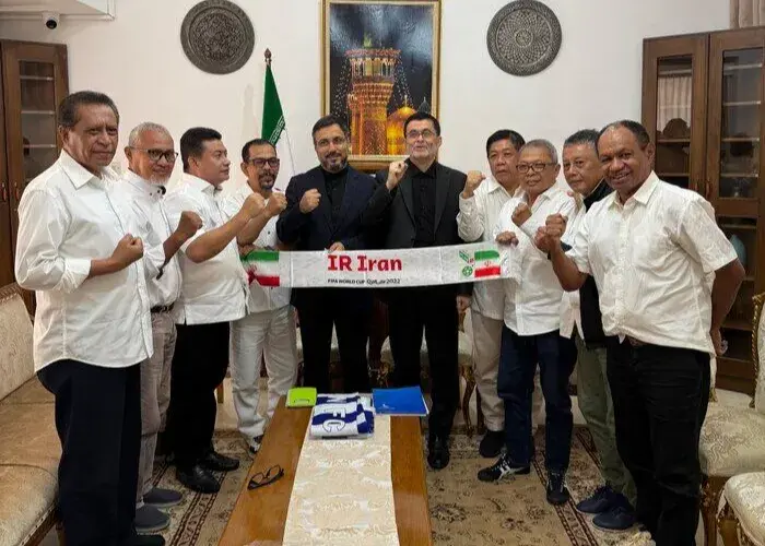 حمایت اهالی فوتبال اندونزی از ایران