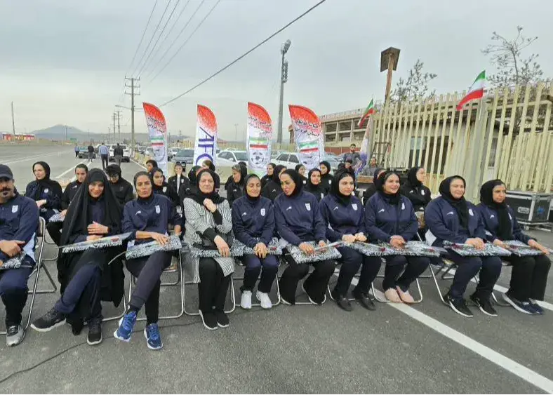 استقبال از تیم ملی زنان در قزوین (عکس)