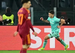 نمودار کامل مرحله یک‌چهارم نهایی لیگ اروپا