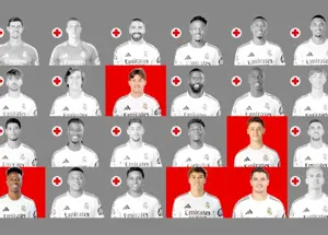 ۵۱ مصدوم: به بیمارستان رئال مادرید خوش آمدید!