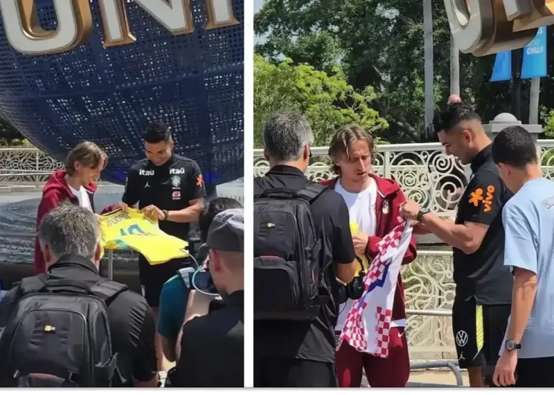 دیدار دو اسطوره رئال: باید برای ما بازی کنی! (عکس)