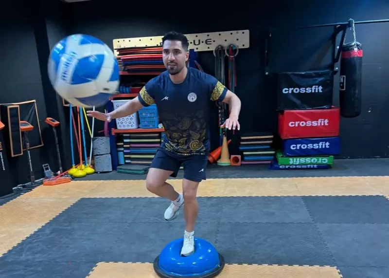 فرشید برای شروع لیگ عجله دارد (عکس)