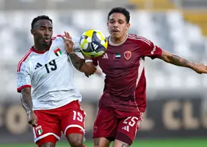 مسابقات امارات لغو شد، با الوحده بازی کرد