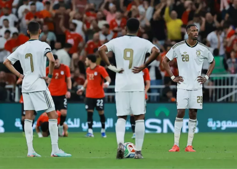 بازیکنان عربستان در یک ناامیدی بزرگ